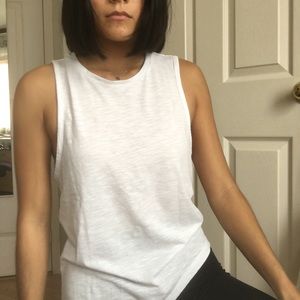 Noisy May Asymmetrical Muscle Tee